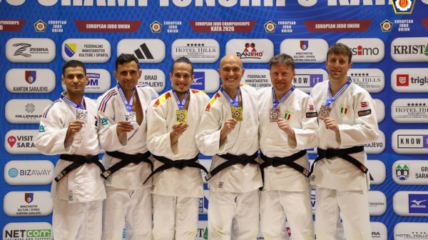 Marques - Bega en Argent au championnat d'Europe Kata de Sarajevo