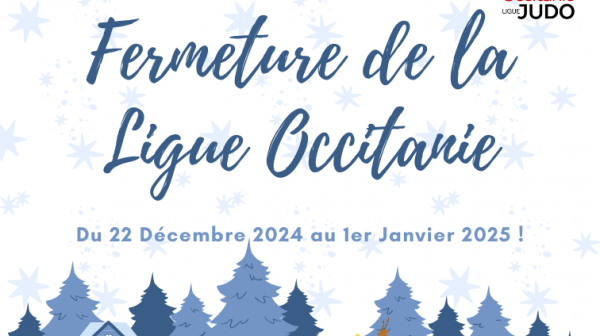 Fermeture de la Ligue : Congés d'hiver !